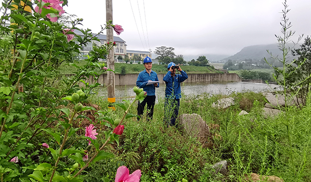 枣庄山亭供电中心雨后排查除隐患 确保客户用好电